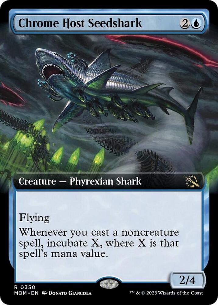 Chrome Host Seedshark 350 (March of the Machine)  - Extended Art Foil | Good Games Modbury
