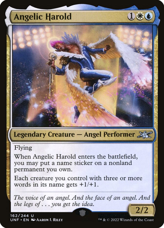 Angelic Harold 162/244 (Unfinity)  - Foil | Good Games Modbury