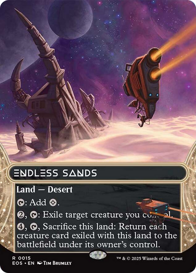 Endless Sands (0008) (Borderless) [Edge of Eternities: Stellar Sights] | Good Games Modbury