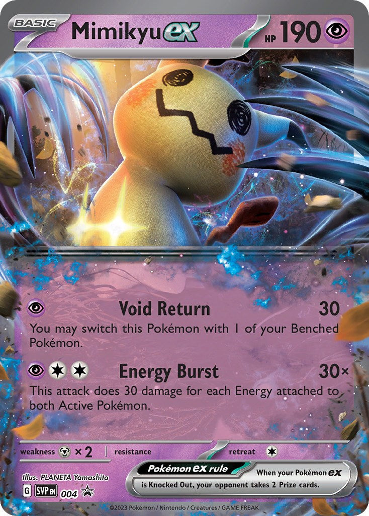 Mimikyu ex (004) (Jumbo Card) [Scarlet & Violet: Black Star Promos] | Good Games Modbury