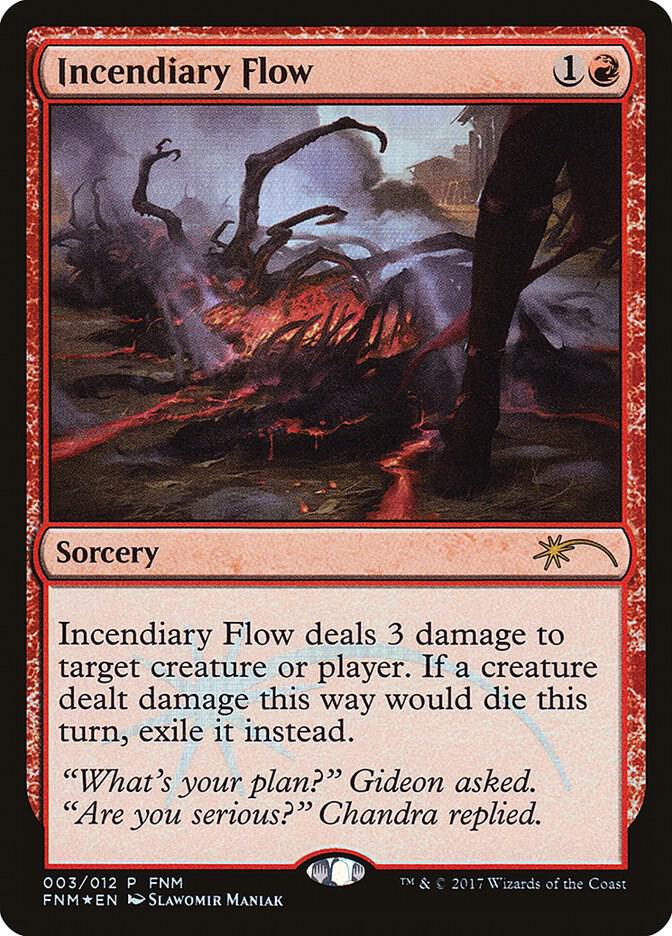 Incendiary Flow 3/12 (FNM Promos)  - Foil | Good Games Modbury