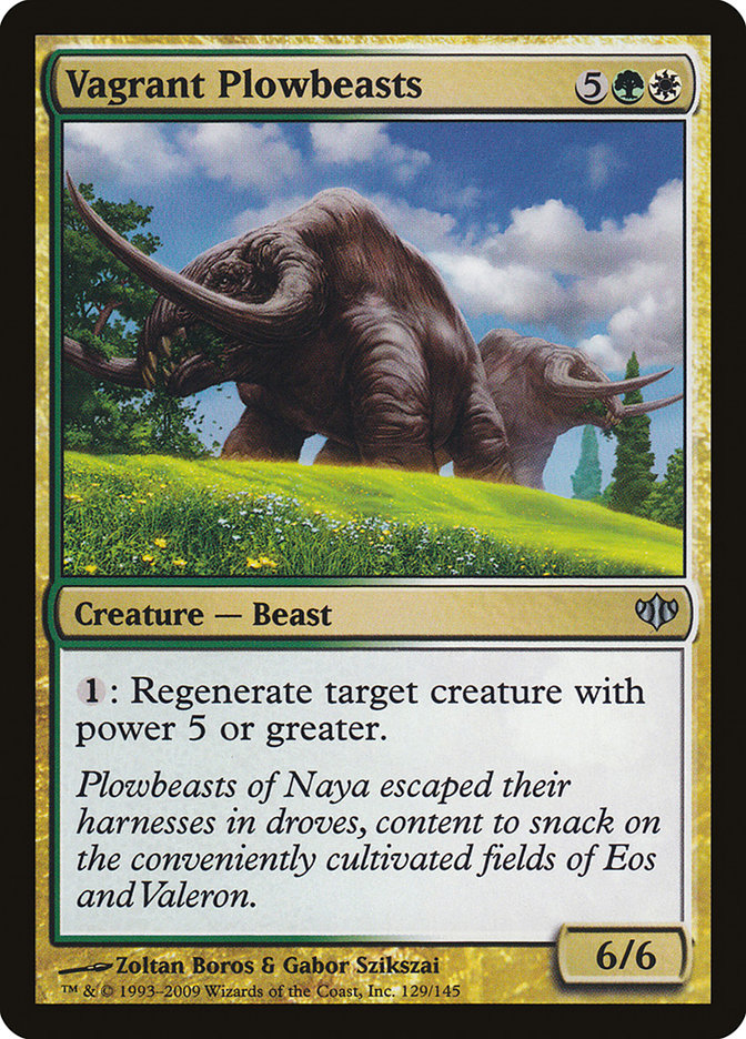 Vagrant Plowbeasts 129/145 (Conflux)  - Foil | Good Games Modbury
