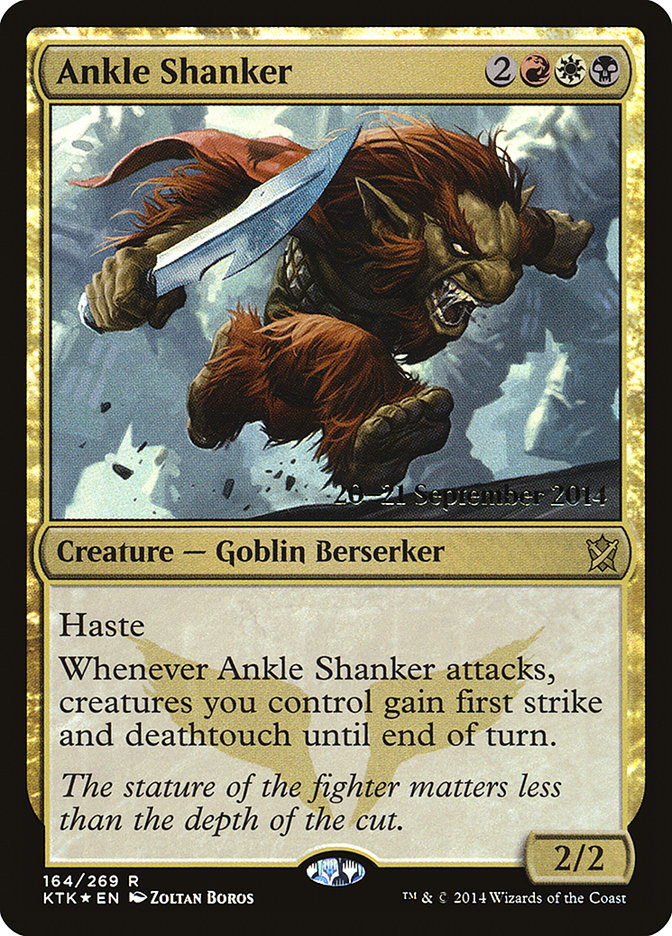 Ankle Shanker [Khans of Tarkir Prerelease Promos] | Good Games Modbury