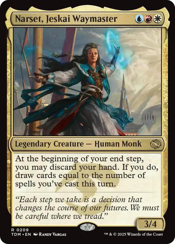 Narset, Jeskai Waymaster 209p/166 (Promo Pack: Tarkir: Dragonstorm)  | Good Games Modbury
