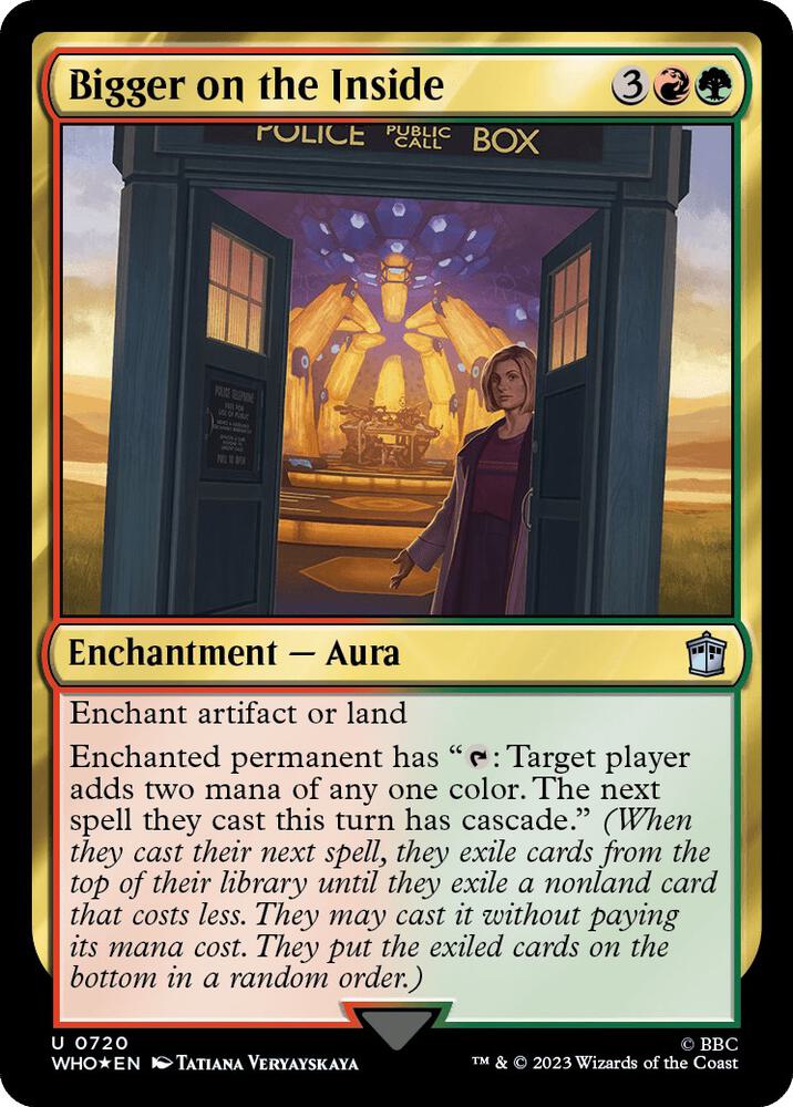 Bigger on the Inside 720/331 (Universes Beyond: Doctor Who)  - Surge Foil | Good Games Modbury