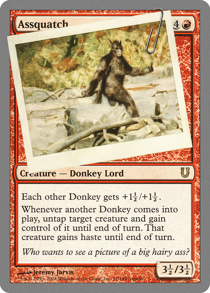 Assquatch 71/140 (Unhinged)  - Foil | Good Games Modbury