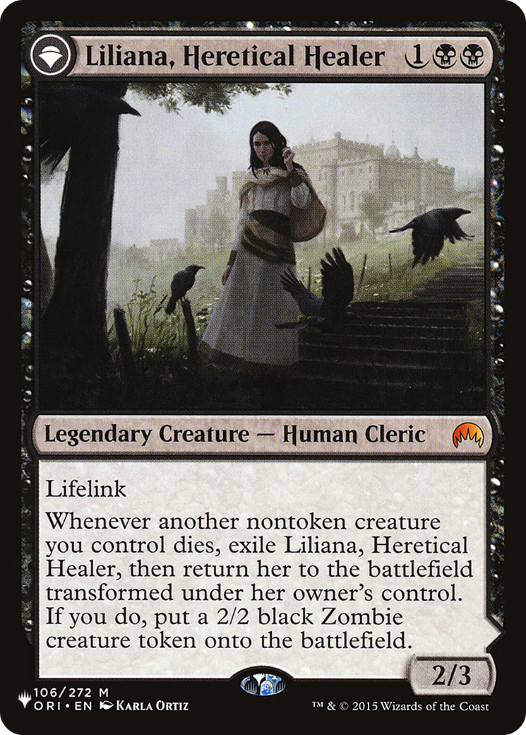 Liliana, Heretical Healer // Liliana, Defiant Necromancer [Secret Lair: From Cute to Brute] | Good Games Modbury