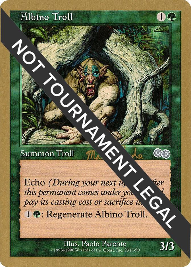 Albino Troll 1999 Matt Linde USG ml231/111 (World Championship Decks)  | Good Games Modbury