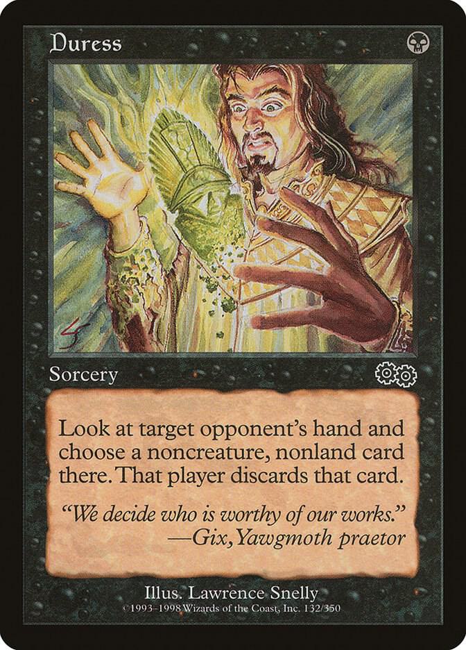 Duress 132/350 (Urza's Saga)  | Good Games Modbury
