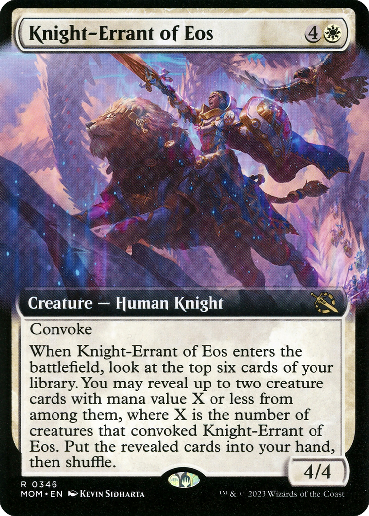 Knight-Errant of Eos (Extended Art) [March of the Machine] | Good Games Modbury