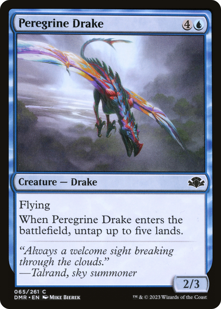 Peregrine Drake [Dominaria Remastered] | Good Games Modbury