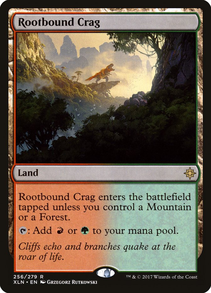 Rootbound Crag [Ixalan] | Good Games Modbury