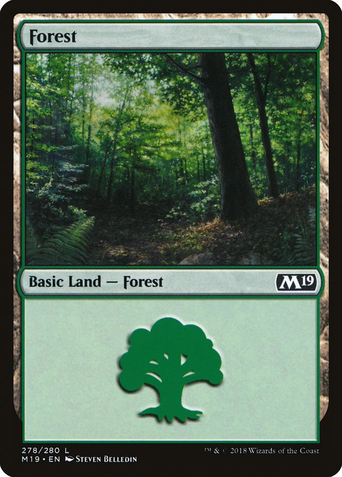 Forest (278) [Core Set 2019] | Good Games Modbury