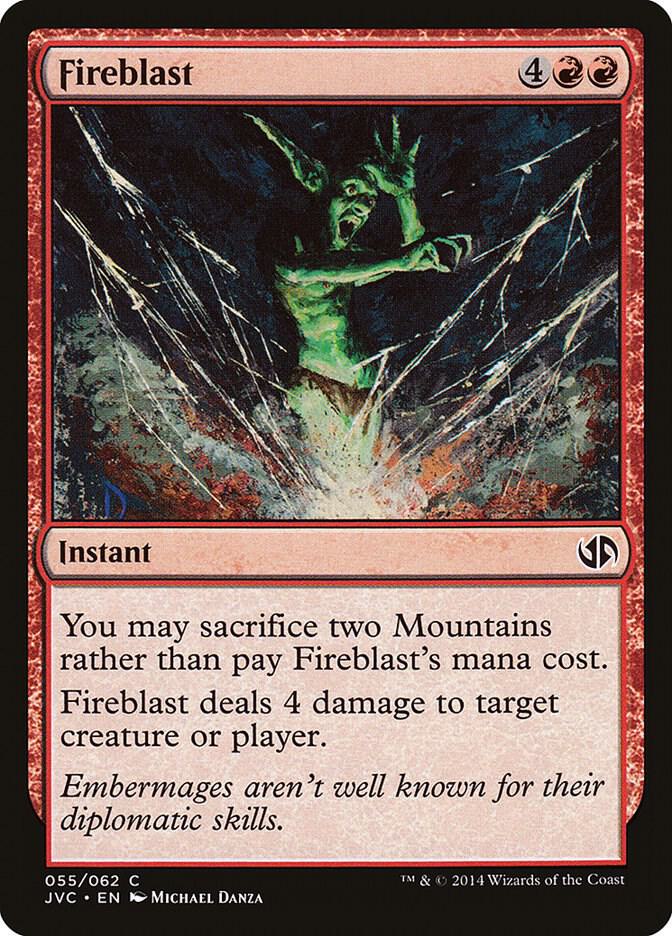 Fireblast 55/62 (Duel Decks: Anthology)  | Good Games Modbury