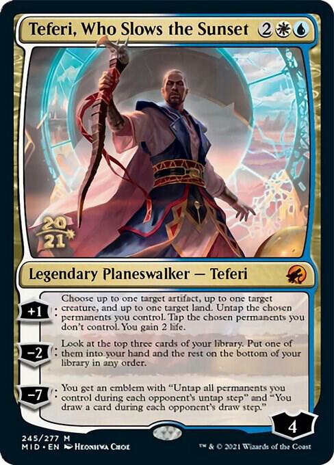 Teferi Who Slows the Sunset 245s/171 (Prerelease Cards)  - Foil | Good Games Modbury