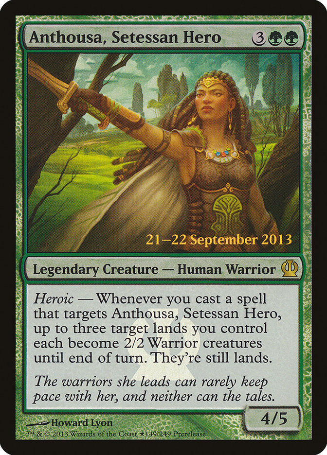 Anthousa, Setessan Hero [Theros Prerelease Promos] | Good Games Modbury