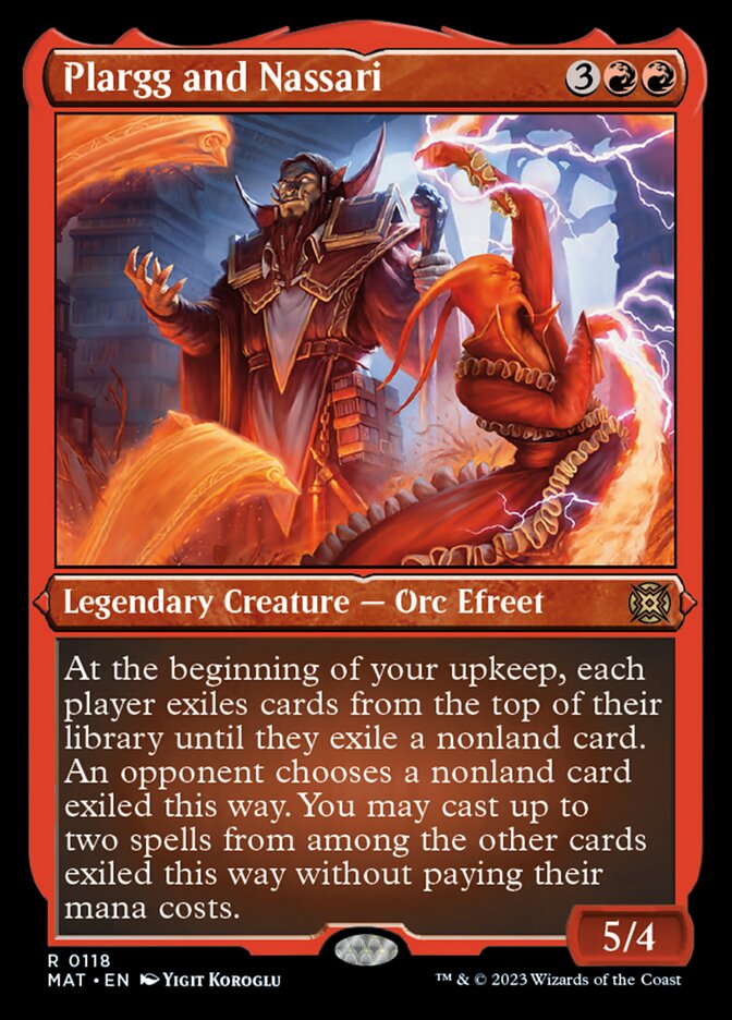 Plargg and Nassari (Foil Etched) [March of the Machine: The Aftermath] | Good Games Modbury