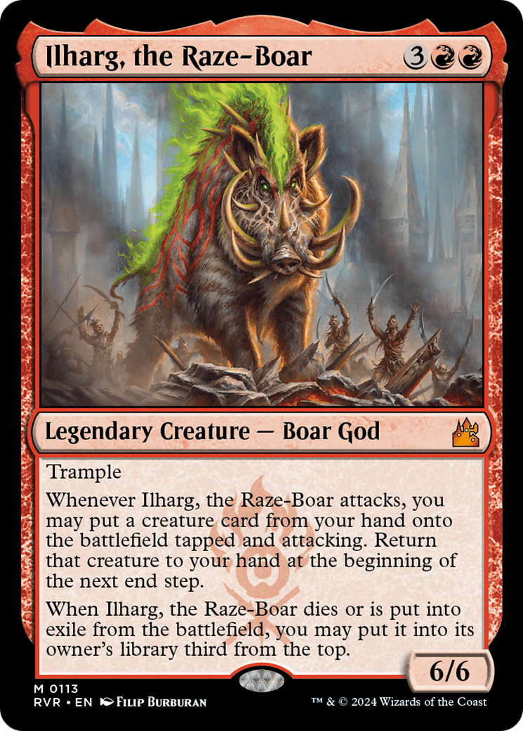 Ilharg, the Raze-Boar [Ravnica Remastered] | Good Games Modbury