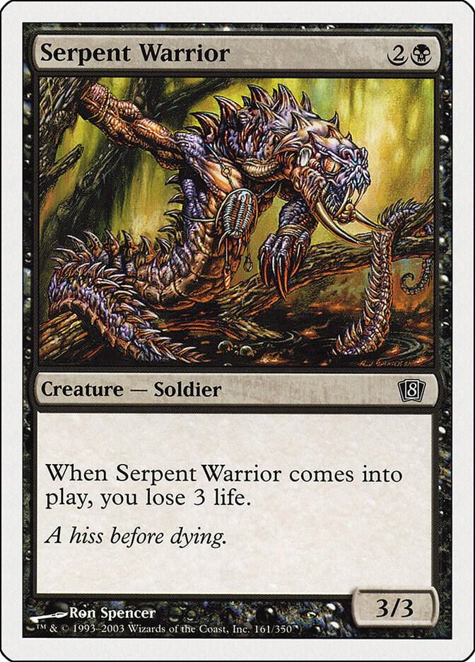Serpent Warrior 161/350 (8th Edition)  | Good Games Modbury