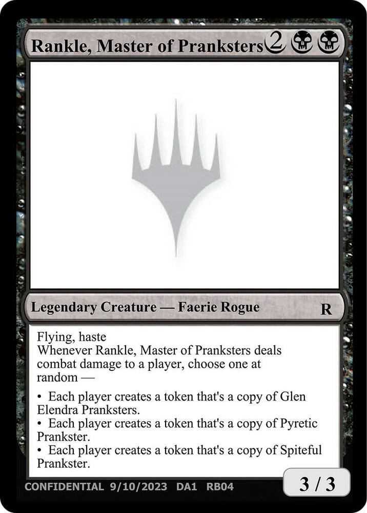 Rankle Master of Pranksters RB04e/477 (Un-Known Event Playtest Cards)  | Good Games Modbury