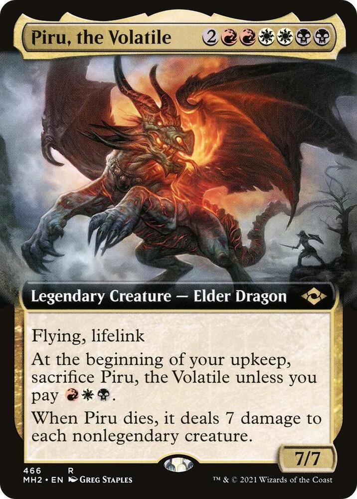 Piru the Volatile Extended Art 466/303 (Modern Horizons 2)  | Good Games Modbury