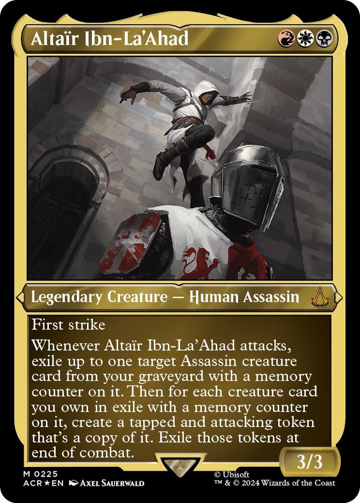 Altaïr Ibn-LaAhad 225 (Universes Beyond: Assassin's Creed)  - Etched Foil | Good Games Modbury