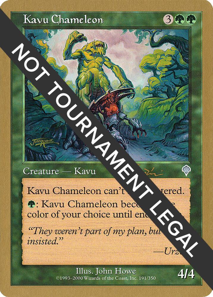 Kavu Chameleon 2001 Jan Tomcani INV jt191/138 (World Championship Decks)  | Good Games Modbury