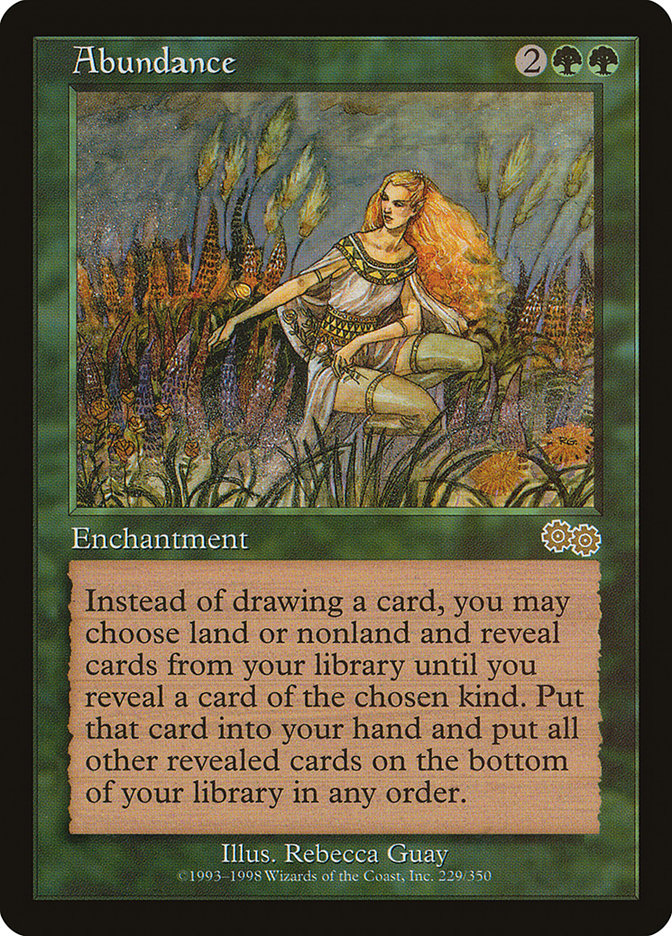 Abundance [Urza's Saga] | Good Games Modbury