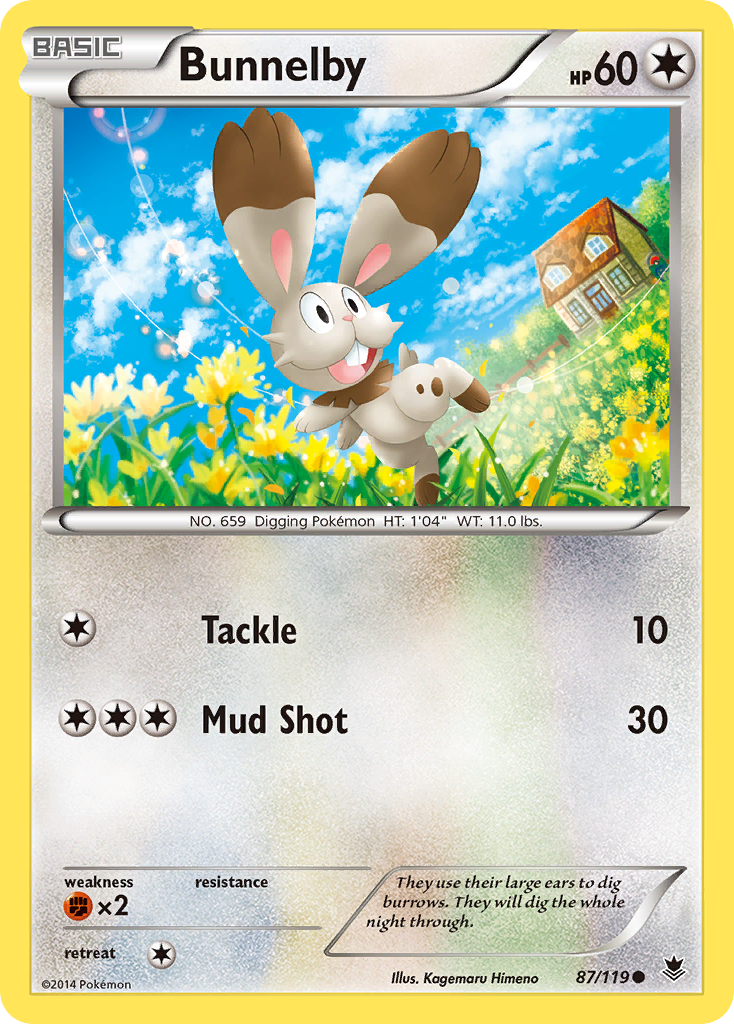 Bunnelby (87/119) [XY: Phantom Forces] | Good Games Modbury