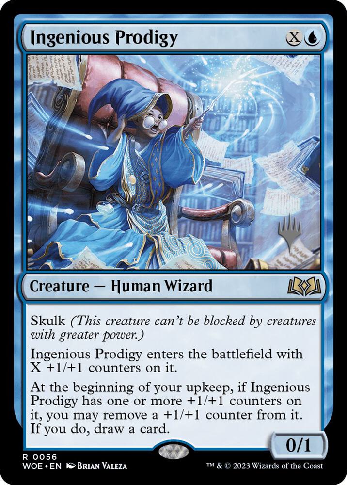 Ingenious Prodigy 56p/200 (Promo Pack: Wilds of Eldraine)  - Foil | Good Games Modbury