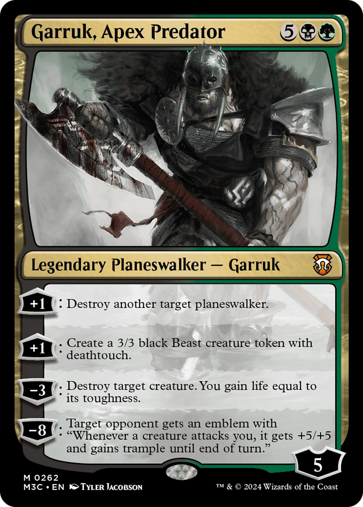 Garruk, Apex Predator (Ripple Foil) [Modern Horizons 3 Commander] | Good Games Modbury