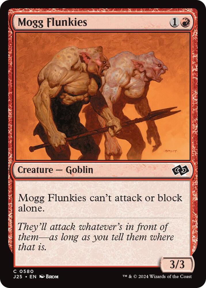 Mogg Flunkies 580/779 (Foundations Jumpstart)  | Good Games Modbury