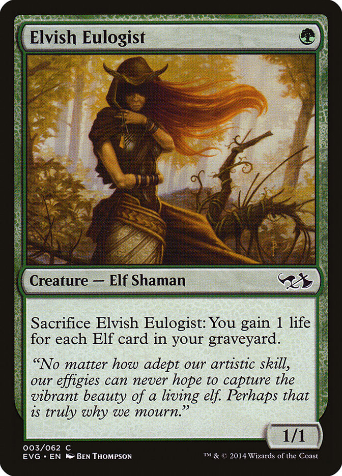 Elvish Eulogist 3/62 (Duel Decks: Anthology)  | Good Games Modbury