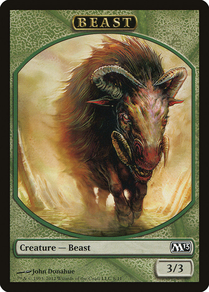 Beast Token [Magic 2013 Tokens] | Good Games Modbury