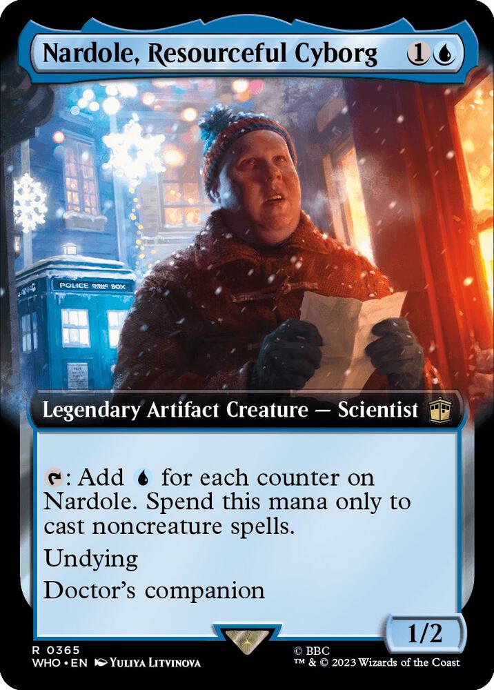 Nardole, Resourceful Cyborg 365/331 (Universes Beyond: Doctor Who)  - Extended Art | Good Games Modbury