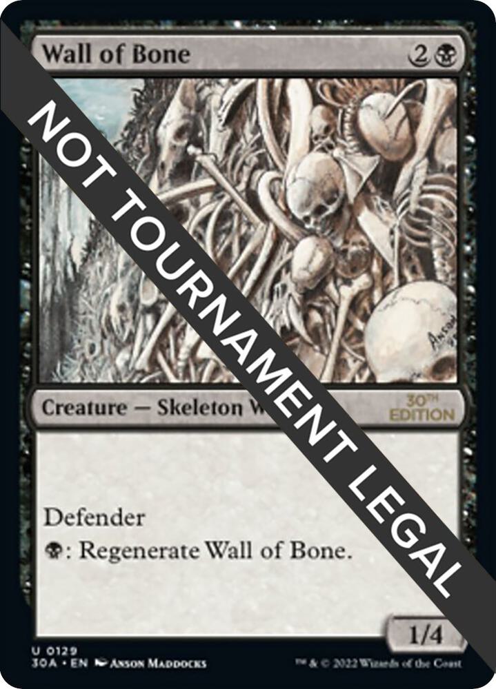 Wall of Bone 129/594 (30th Anniversary Edition)  | Good Games Modbury