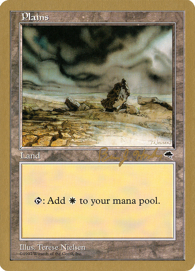 Plains (bh331) (Brian Hacker) [World Championship Decks 1998] | Good Games Modbury