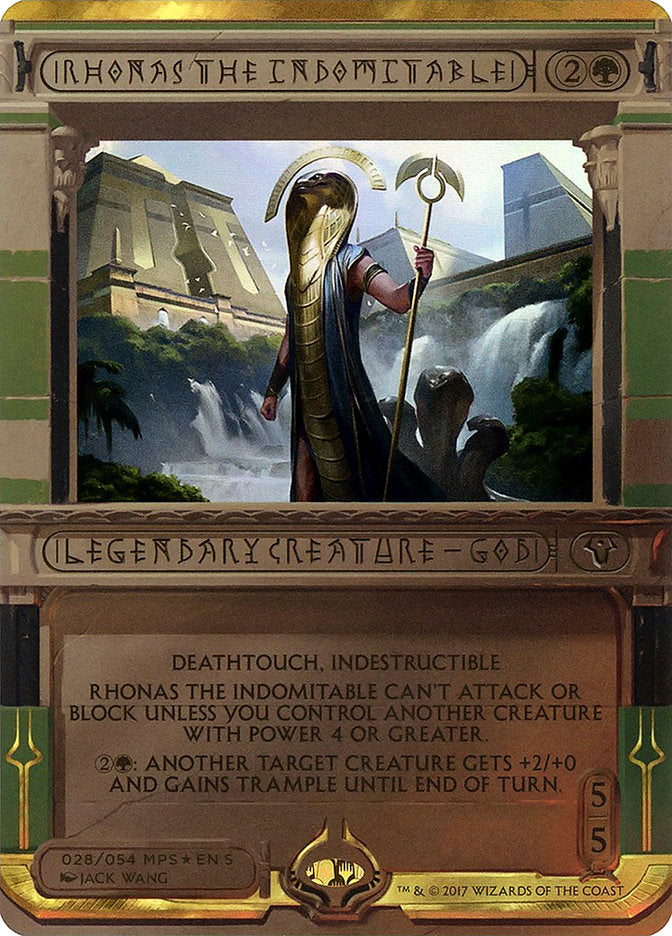 Rhonas the Indomitable (Invocation) [Amonkhet Invocations] | Good Games Modbury