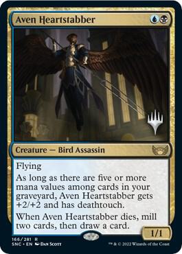 Aven Heartstabber 166 (Promo Pack: Streets of New Capenna)  | Good Games Modbury