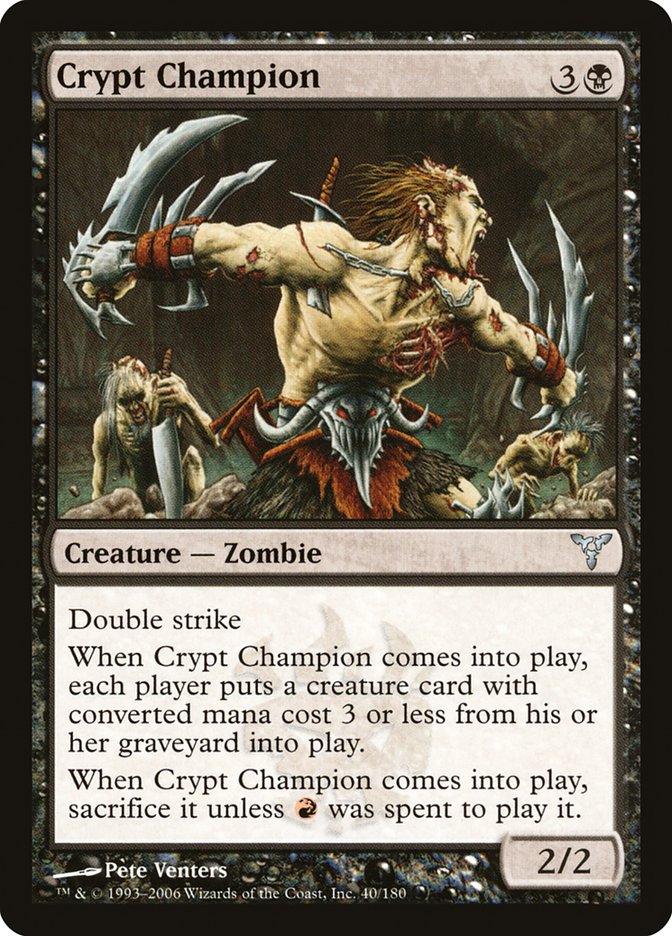 Crypt Champion 40/180 (Dissension)  - Foil | Good Games Modbury