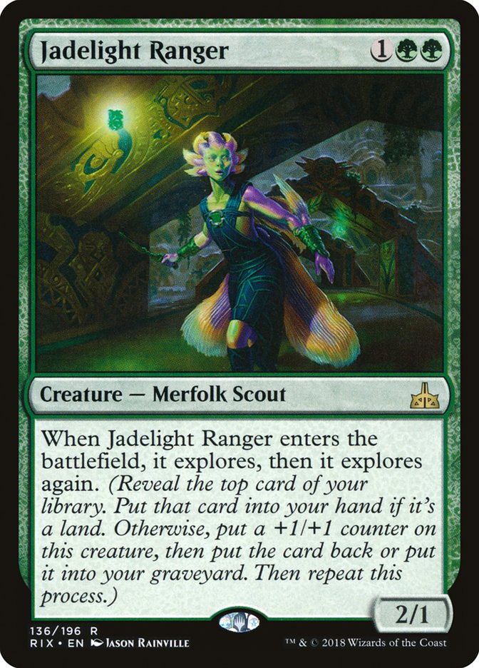 Jadelight Ranger 136/196 (Rivals of Ixalan)  | Good Games Modbury