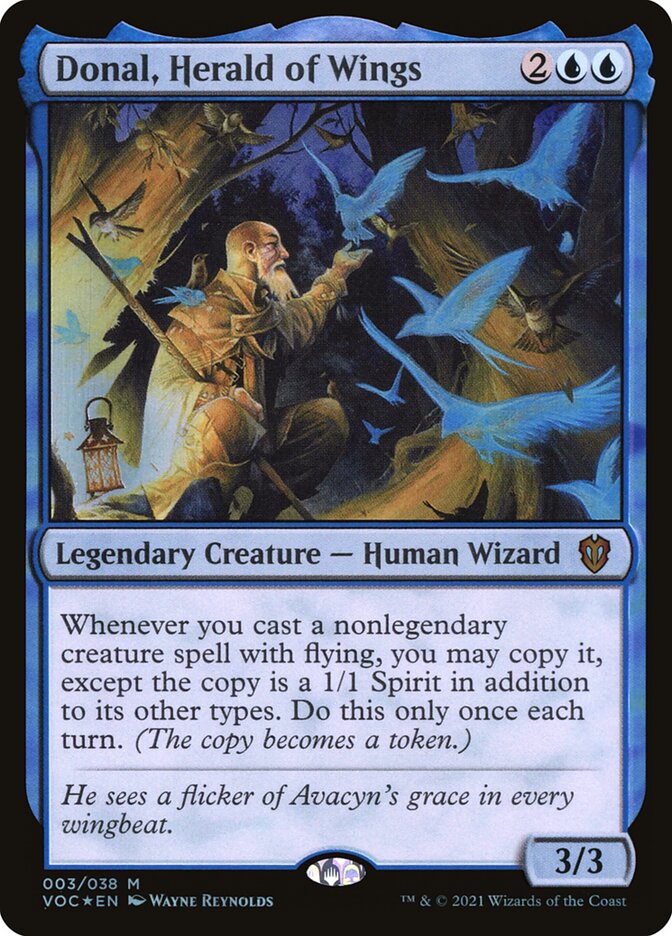 Donal, Herald of Wings 3/38 (Commander: Innistrad: Crimson Vow)  - Foil | Good Games Modbury