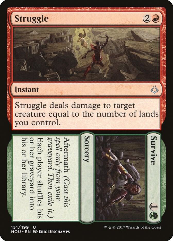 Struggle // Survive 151/199 (Hour of Devastation)  - Foil | Good Games Modbury