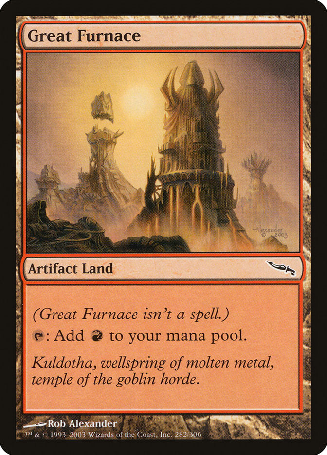 Great Furnace [Mirrodin] | Good Games Modbury