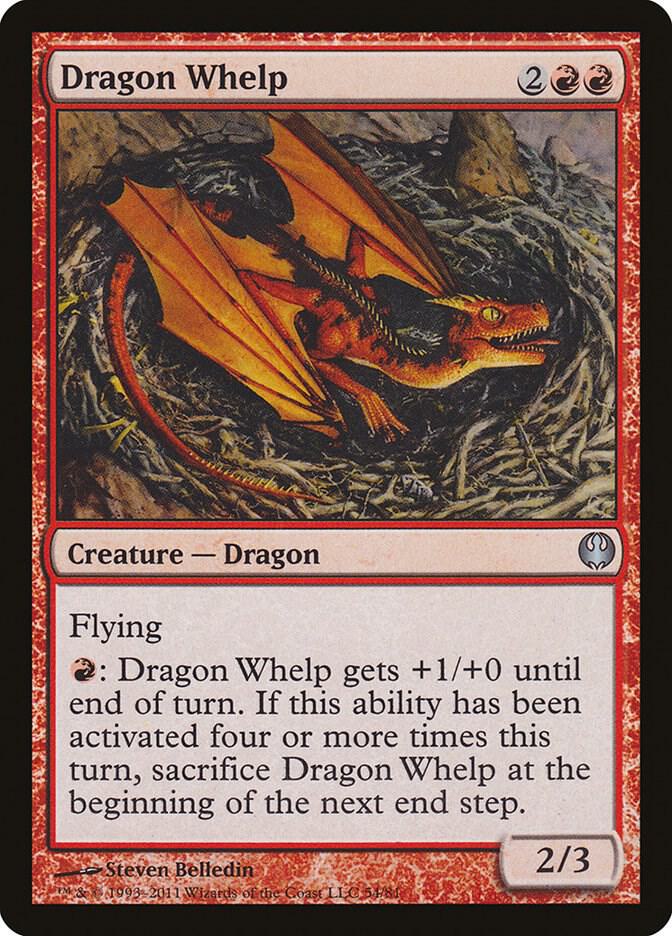 Dragon Whelp 54/81 (Duel Decks: Knights vs. Dragons)  | Good Games Modbury