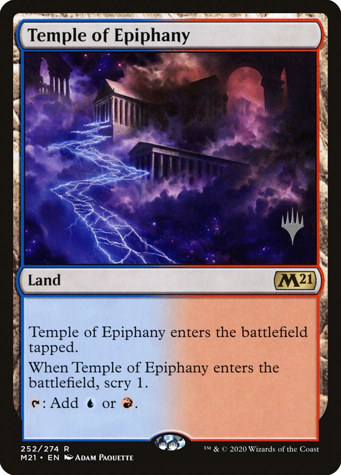 Temple of Epiphany (Promo Pack) [Core Set 2021 Promos] | Good Games Modbury