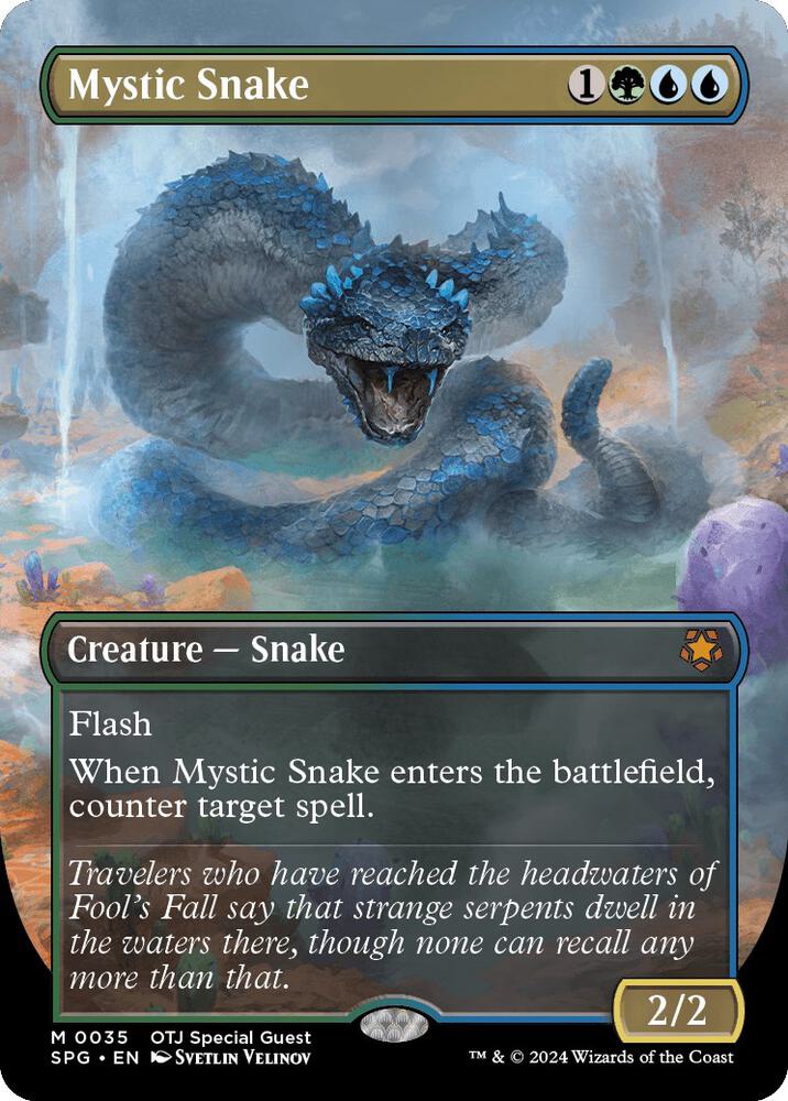 Mystic Snake 35 (Special Guests)  - Borderless Foil | Good Games Modbury