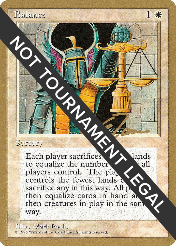 Balance 1996 Eric Tam 4ED et6/308 (World Championship Decks)  | Good Games Modbury