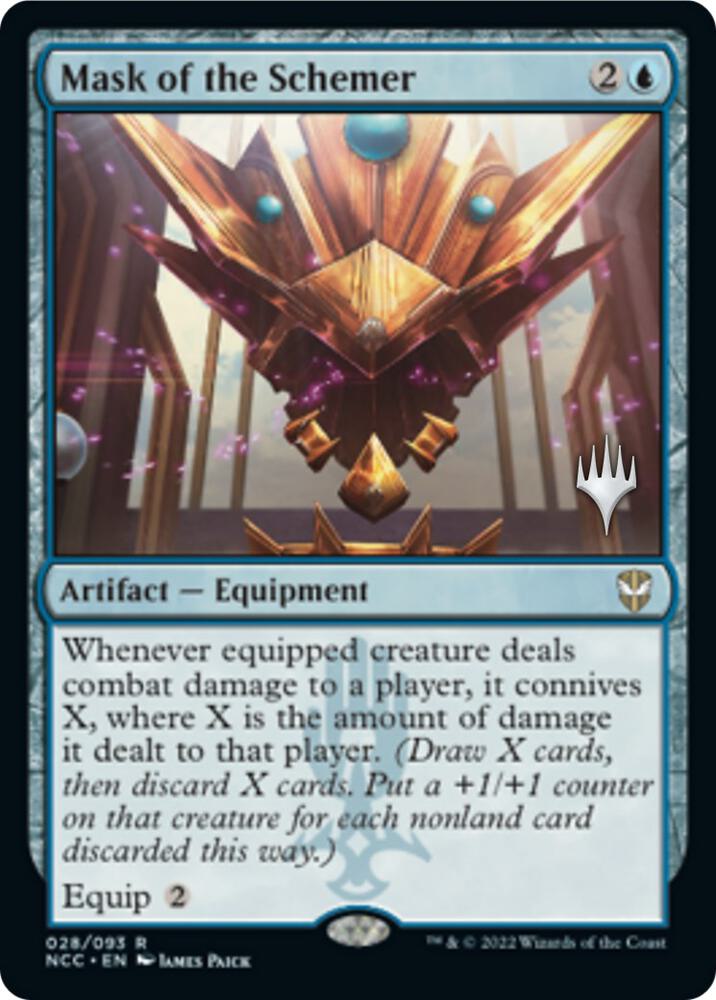 Mask of the Schemer 28p/76 (Promo Pack: Streets of New Capenna)  - Foil | Good Games Modbury