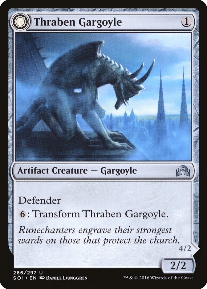Thraben Gargoyle // Stonewing Antagonizer [Shadows over Innistrad] | Good Games Modbury